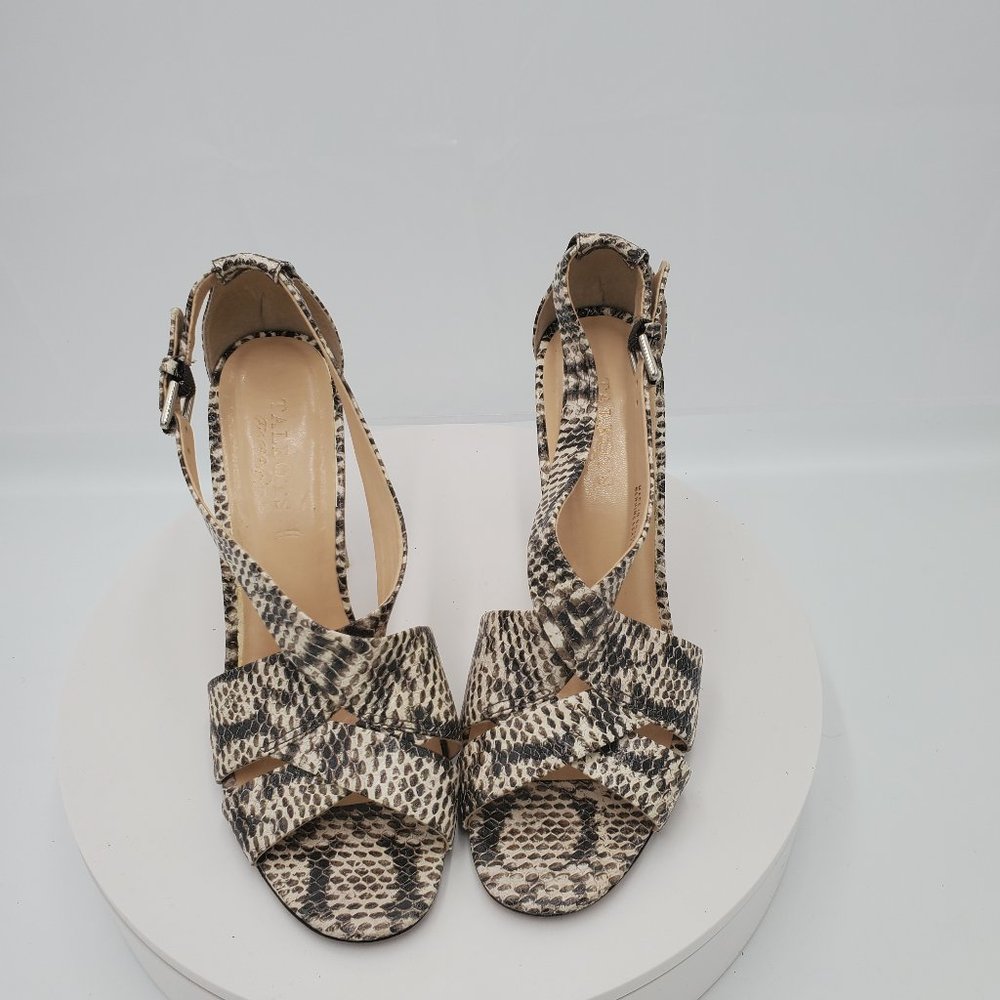 Animal Print Lucite Heels